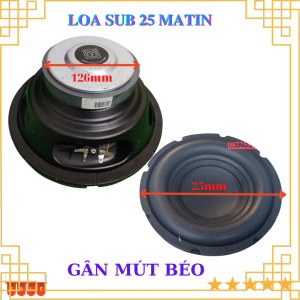 Loa sub 25 Matin công suất max 300W từ 126 gân mút béo-1 CHIẾC