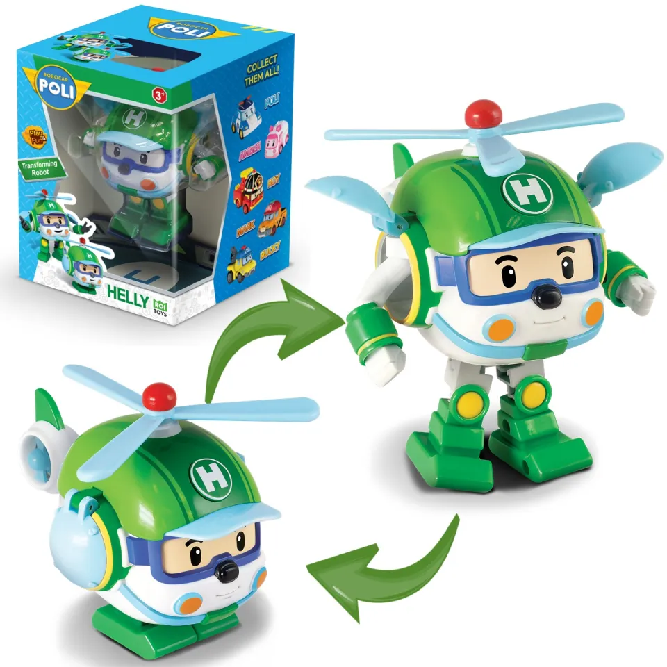 Robocar Poli Transforming Roy Rescue Team Roy Poli Car Robocar