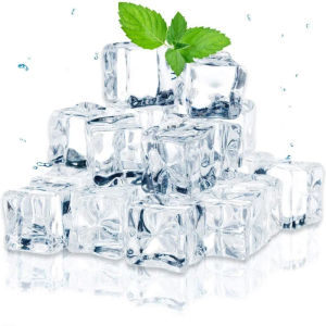10 Pcs Artificial Acrylic Crystal Cubes Ice Cubes for Aquarium Decoration