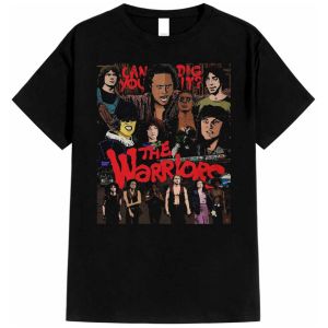 T-Shirt Kaos Vintage Dewasa The Warriors Bahan 24s