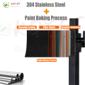 KOYOT 304 Stainless Steel Matte Black Bathroom Hot and Cold Square Shower Set with Rainfall Shower Head High Pressure Toilet Bidet Sprayer Storage Shelf Telephone Shower Head Four Way Wall Mounted Height adjustable 360 ° rotation Cold and Hot Water. 