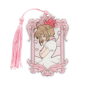 YT Cardcaptor Sakura Acrylic Tassels Bookmark Gift For Girls Souvenirs Collections Yue Daidouji Tomoyo LI SYAORAN TY