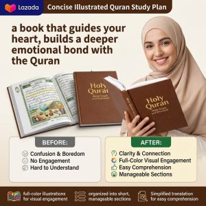 Notebook Quran Study / Step-by-Step Intuitive Reusable / Office School Use / Adult Learner