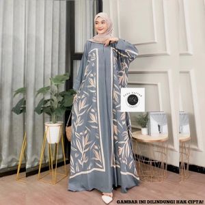 Kaftan Tulip Rayon Uzbekistan Bandung by Zada Kaftan Indonesia Jumbo Super Premium Busui Kekinian Dress Wanita Jumbo