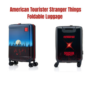 American Tourister Stranger Things Foldable Cabin-Size Luggage with TSA Lock and Handle