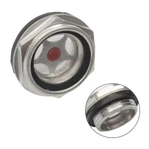 Kính Quan Sát Đo Lượng Dầu Cửa Sổ Quan Sát Dầu Cho Máy Nén Máy Công Cụ Nắp Kính 30mm Hợp Kim Ren 30x1.5mm