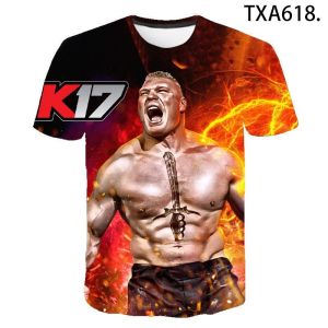 Casual Original John Cena 3D Printed Pattern T-Shirt American Wrestling Union WWE Fitness Breathable Fashion
