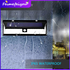 Outdoor LED Solar light 90/118/180 LED Solar Motion Sensor Light Outdoor Waterproof Wall Lamp Use 5.5V 3W solar panel power 3600- 4400 mAh battery