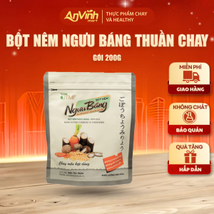 Bột nêm Ngưu Báng 200gr TÂM MINH FOODS thuần chay không bột ngọt không hóa chất chay mặn hợp dùng