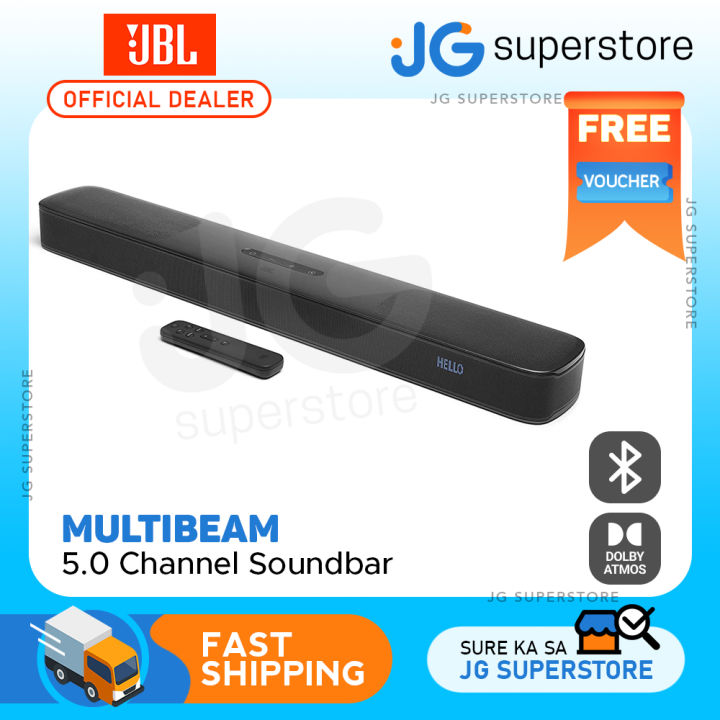 JBL Bar 5.0 MultiBeam Soundbar with Bluetooth 4.2 Virtual Dolby ...