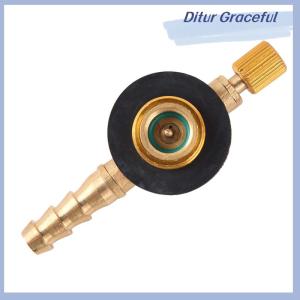 Ditur Stainless Steel Camping Gas Stove Switching Charging Inflatable Valve Adapter