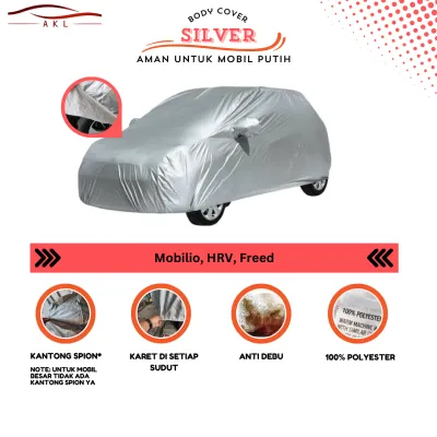 Cover Silver penutup mobil Honda Mobilio HRV Freed