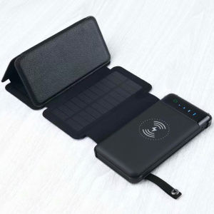 Wireless Solar Power Bank 25000mah Portable Charger Solar Panel Dual USB detachable solar power bank with LED Light SC06M