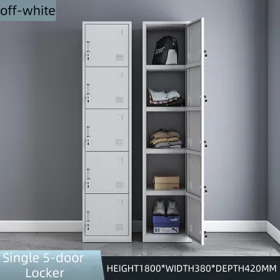 Easy Installation 1/2/3/4/5door Steel Cabinet Locker Commercial Office School Metal Cupboard Locker