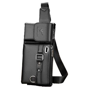 【SHOPLUS】Crossbody Bag For Men Leather Beg Lelaki Waterproof Silang Tepi Lelaki ES407