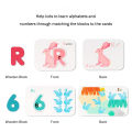 Montessori Alphabet Numbers Flash Cards for Toddlers 3-6 Years, ABC Learning Toys Wooden Letters and Numbers Animal Card Board Preschool Montessori Educational Toys for Kids Boys Girls. 