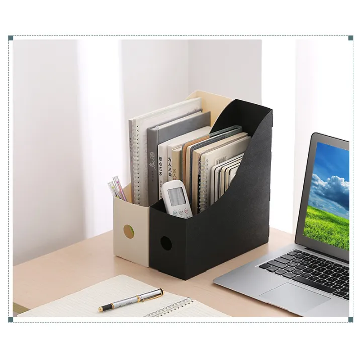 Document Rack File Stand Book Holder Office Table Storage File Box A4 ...