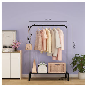 Bedroom clothes hanger floor drying rack balcony drying rack single person