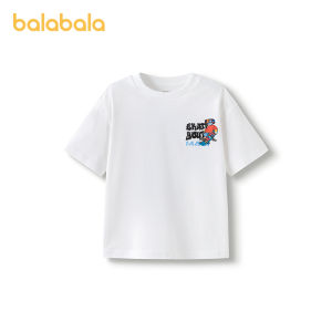 balabala Boys Printed Short Sleeve T-Shirt Moisture Wicking Quick Dry Summer