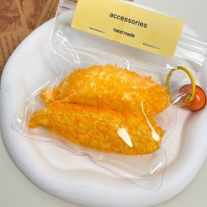 MUSCLEX Simulation Food Squeeze Toys Fried Series Simulated Bread Sensory Fidget Toy Rice Roll Decompression Toy For Kids