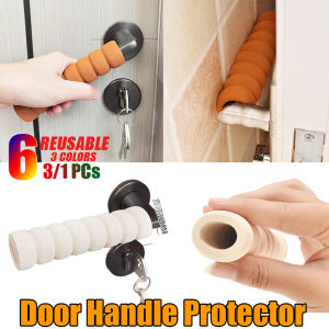 1/6PCs Anti-collision EVA Door Knob Cover Soft Static-free Baby Safety Handle Sleeve Bedroom Living Room Wall Protector Covers