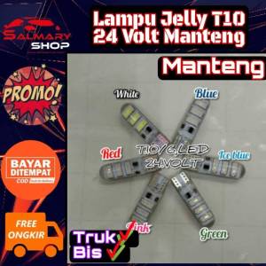 SEPASANG Lampu Led T10 24v Manteng Lampu Seri Kota Senja Truk Bis Bus 24volt 24 Volt Standby