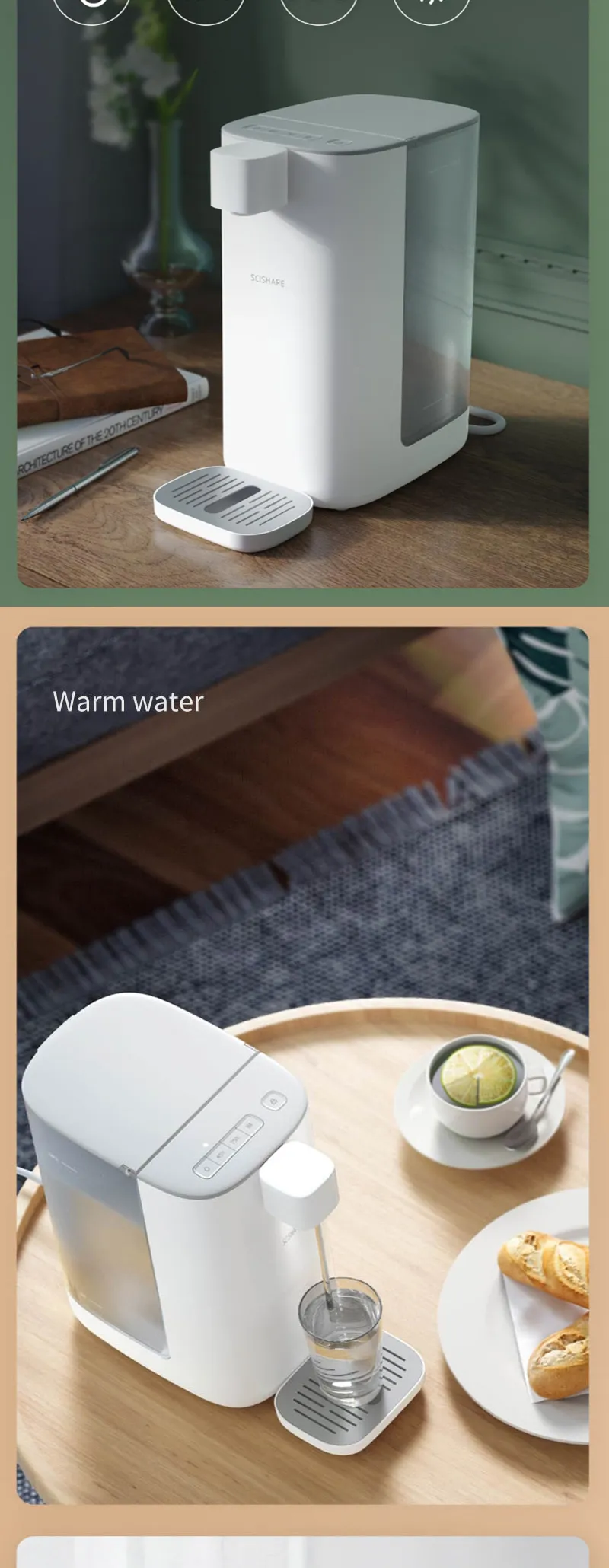 Gadgetoo Xiaomi Mijia Scishare Instant Heating Water Dispenser 3.0L S2301