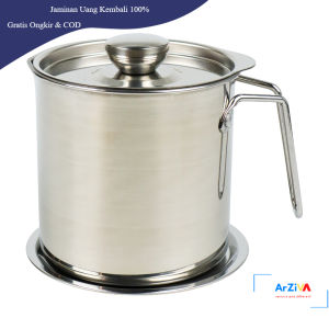 ISHOWTIENDA Panci Saringan Minyak Oil Strainer Pot 1.6L - ASAS13