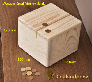 Solid wood seal bank box