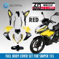 Sniper 155 Flairings Set Original With Decals Set World GP 60th Design Full Body Cover Garnish 12PCS Full Body Kit. 
