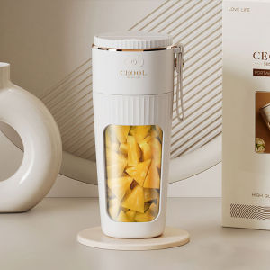 CEOOL Juice Cup Portable Multi-functional 340ML Wireless Electric Juicer Ice Crusher Typce-C Charging Pengisar Jus