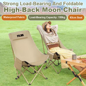 Outdoor Portable Wide High Back Comfy Folding Chair