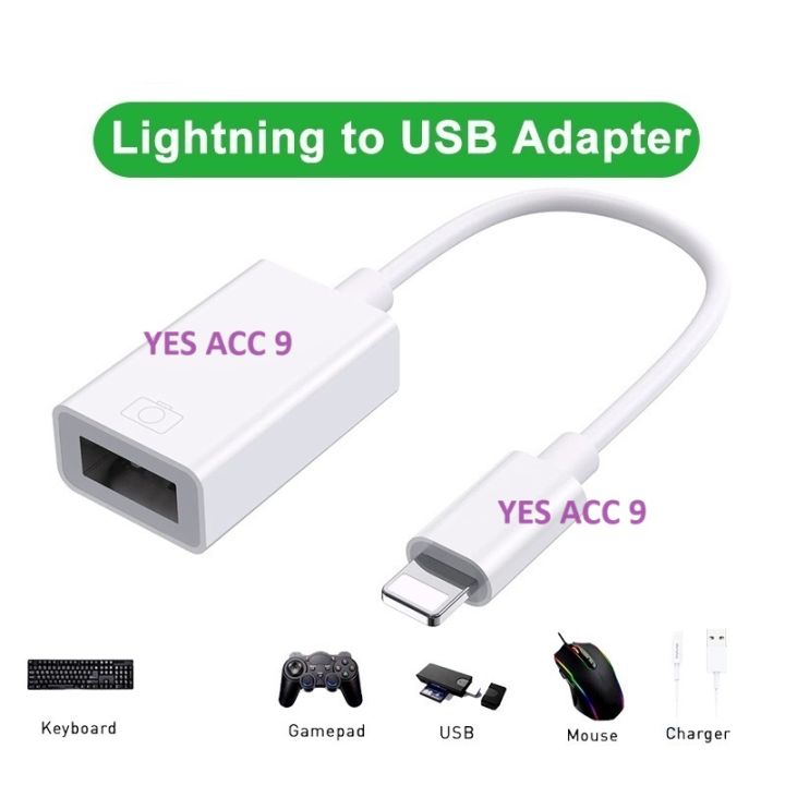 Kabel OTG IPHONE LIGHTNING Adapter Connector Converter To USB