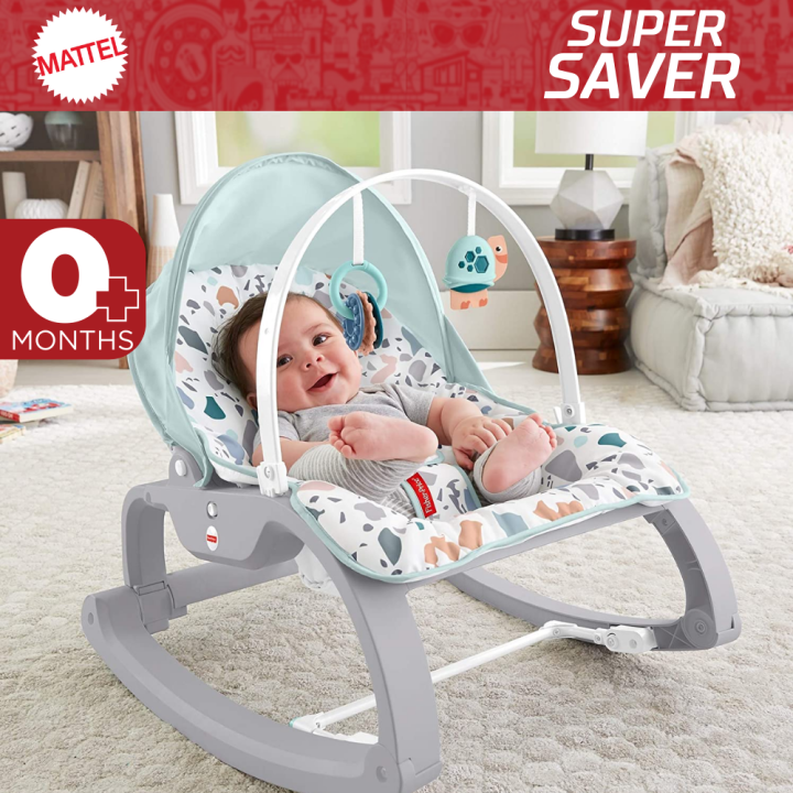 Guaranteed Authentic Fisher Price Deluxe Infant to Toddler Rocker baby rocker for new born baby rocking