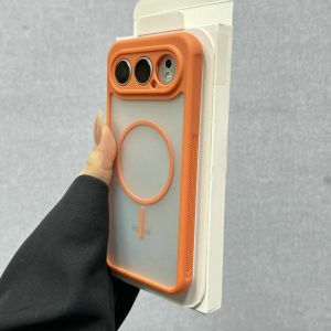 Luxury Matte Armor Hybrid Magne Case For Huawei For Honor 500 Magic 8 Pro Transparent Wireless Charging Cooling Mesh Cover