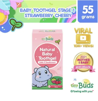 Tiny Buds Food Safe Baby Toothgel Stage One 55g