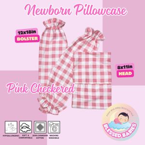 Blessed Babies Newborn Pillow Case Set 1 Head Pillowcase and 2 Bolster Cases