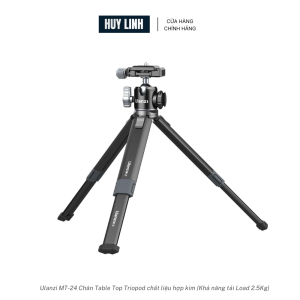 Ulanzi MT-24 Chân Tripod mini Camera Vlog Set metal tabletop (Ball Head & Tripod)