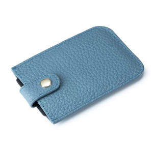 Coin Purse Business Card Case Compact Card Case Metal Buckle Rfid Abrasion Resistance Anti-theft Brush