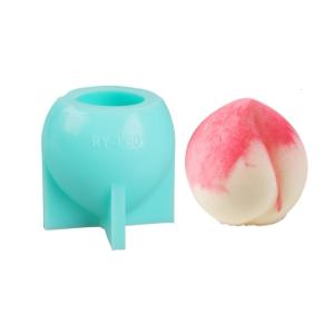 Heat Resistant Peach Shape Silicone Mold For Ice Cream Cake Decorating Baking Chocolate Mould Kitchen Accessories