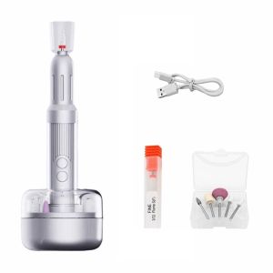 JON09 Rechargeable Nail Drill Machine Portable durable Nail Drill Kits UV Lamp Cordless Electric Nail Grinder Nail Art