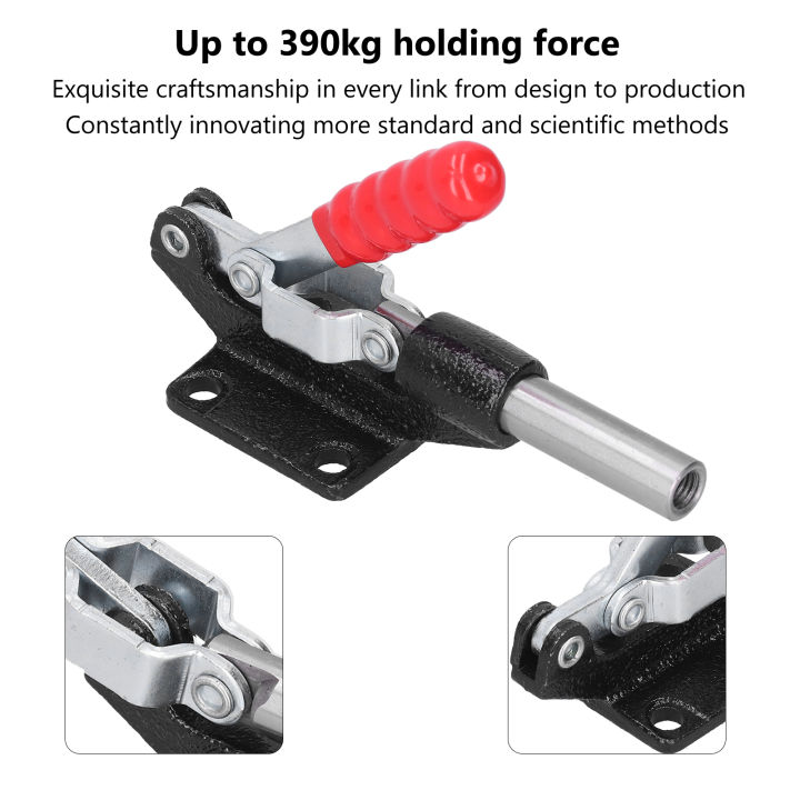 Toggle Clamp Quick 304 Stainless Steel Horizontal Fixture Holding Capacity 280KG For Woodworking