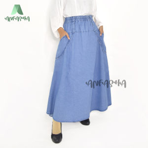 Rok Denim Annisa: Bawahan Wanita Muslim yang Nyaman & Berkualitas