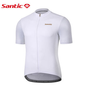 Santicเสื้อขี่จักรยานผู้ชายฤดูร้อนบางระบายอากาศเสื้อขี่จักรยานแขนสั้นเสื้อผ้าจักรยาน MTB จักรยานเสือหมอบ KM1C02221