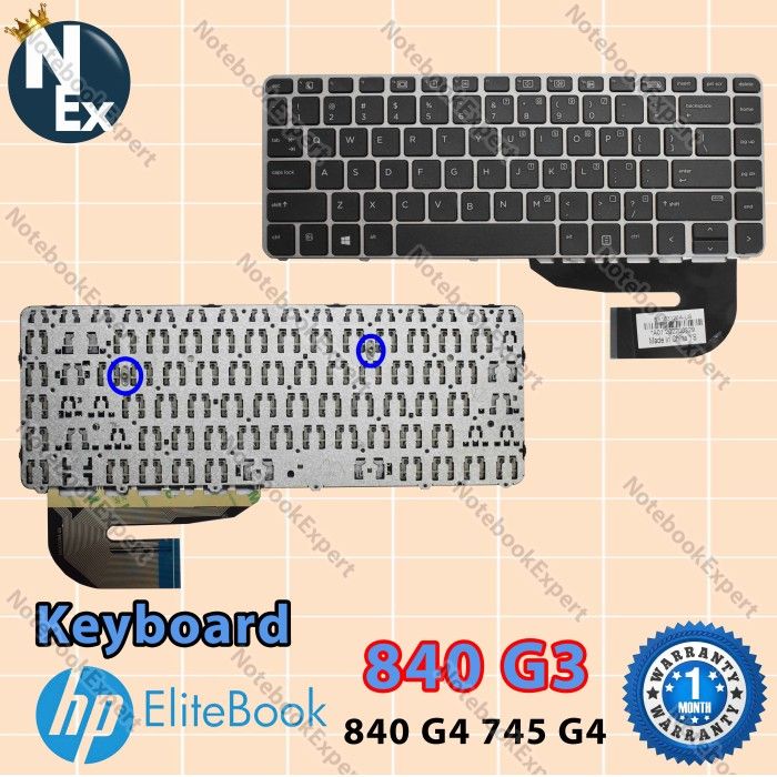 KEYBOARD HP ELITEBOOK 840 G3 840 G4 745 G4 - BLACK | Lazada Indonesia