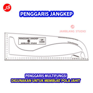 Penggaris Jangkep  Multifungsi Tailor Penjahit Pola Lengkap  [ Jamblang Studio ]