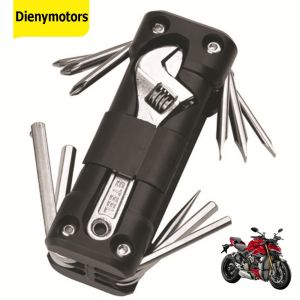 Multitool Motorcycle Repair Kit with Hexagon Wrenches Compact Hand Tools for Bike Maintenance and Emergency Repairs