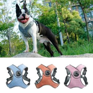 Sentexin Reflective Dog Harness No-pull Pet Harness X Shape Vest Chest Strap Adjustable for Small Medium Dogs(S Size)