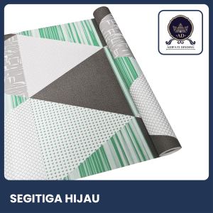 Adipatidinding - Wallpaper Dinding Motif Segitiga Hijau Ukuran 45 Cm x 10 Meter Wallpaper Stiker Dinding Motif Segitiga Hijau Wallstiker Motif Segitiga Hijau Dekorasi Dinding Dekorasi Rumah Dekorasi Ruang Tamu Dekorasi Kamar Tidur