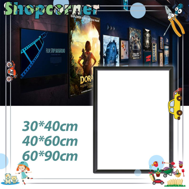 40x60cm LED Menu Display Frame Bingkai Poster Slim Neon Light Box untuk ...